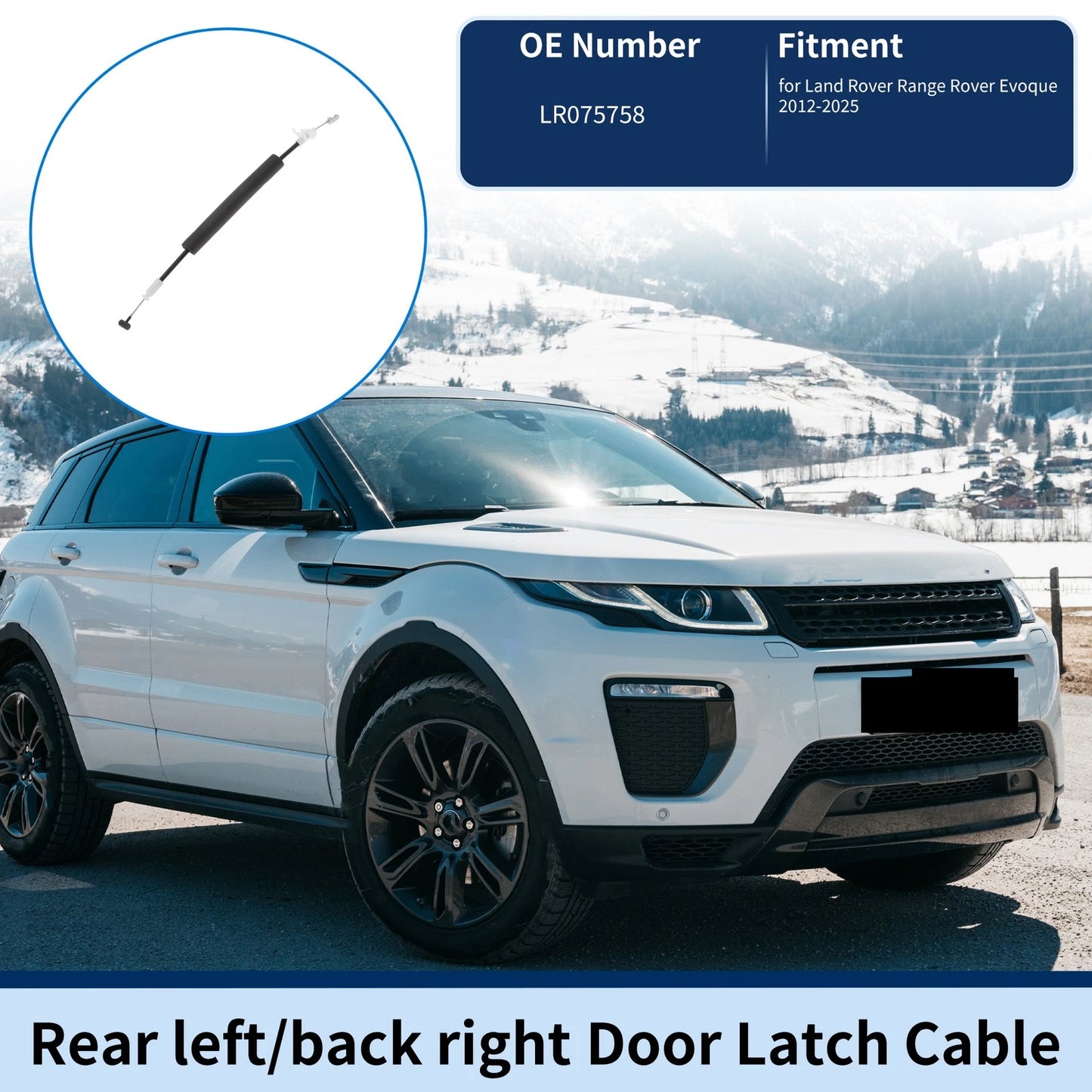 Door Latch Cable No.LR075758 for Land Rover Range Rover Evoque (2012–2025)