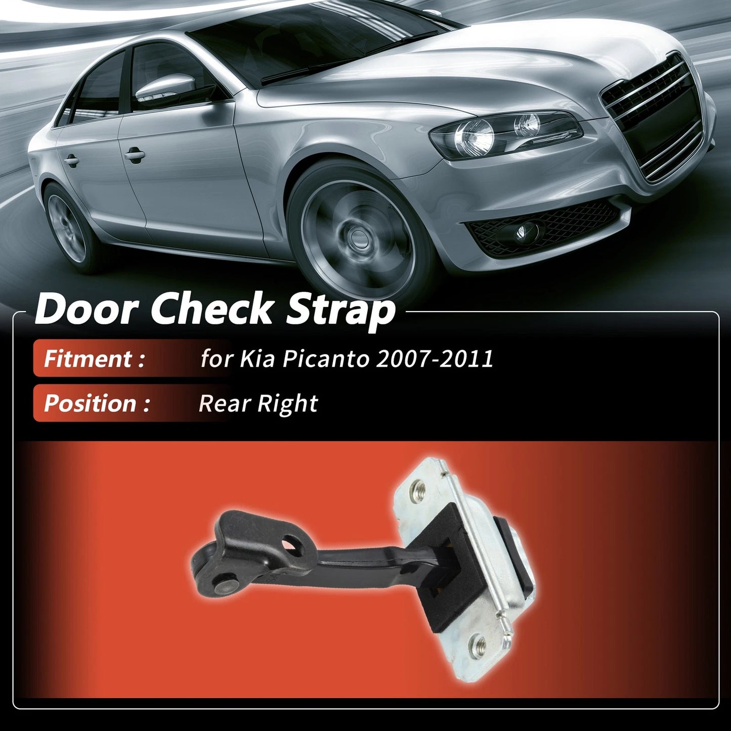Rear Right Door Check Strap for Kia Picanto (2007–2011) No.7949007000