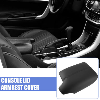 Armrest Cover Pad for Honda Accord (2015–2017) - Black