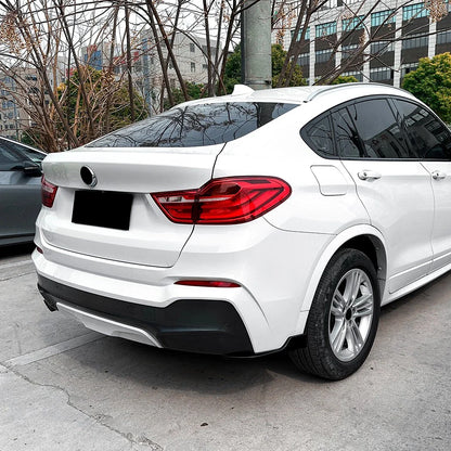 2x Aporn Spats Rear Bumper Side Corner Splitter for BMW X4 M Sport (2014–2018)