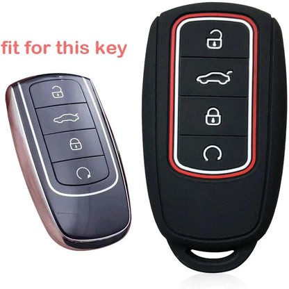 Silicone Car Key Case Cover for Chery Tiggo 8 Plus, 7 Pro, Arrizo 5