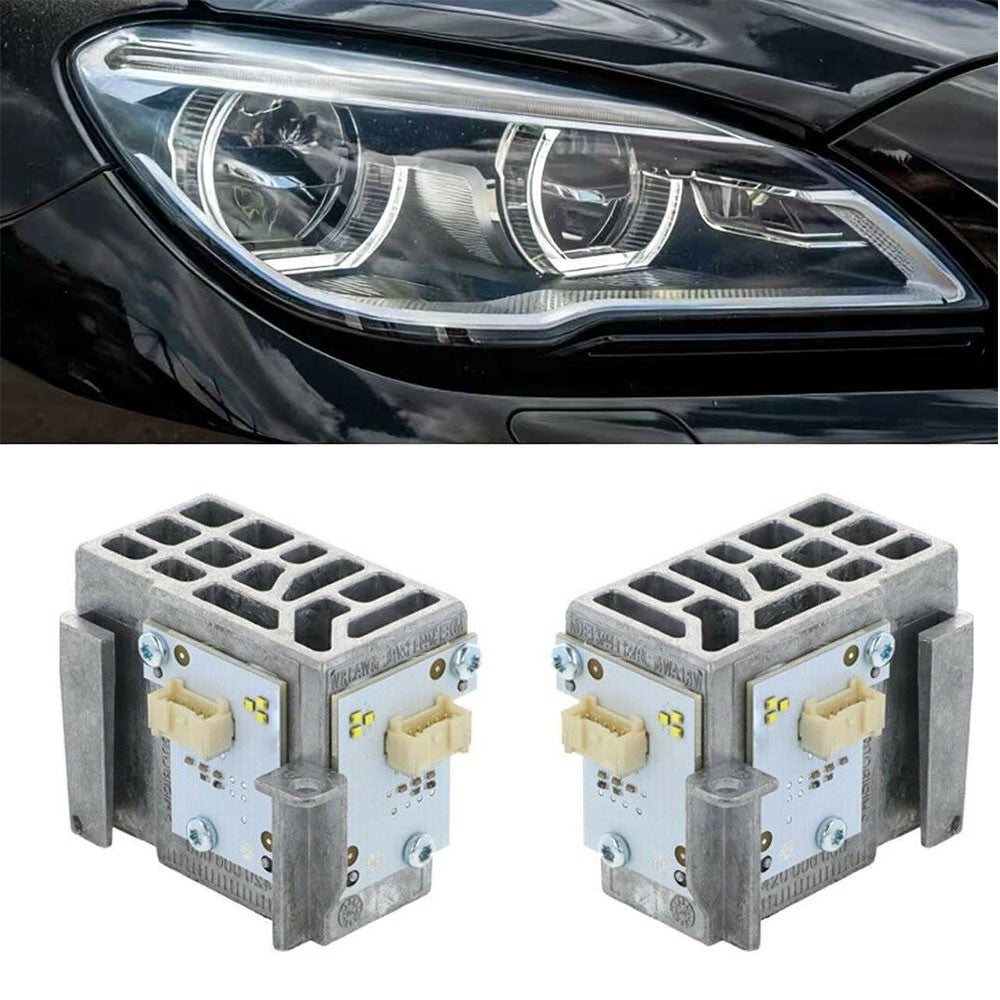 2X White Angel Eye DRL LED Modules for BMW 6 Series (2016–2019)