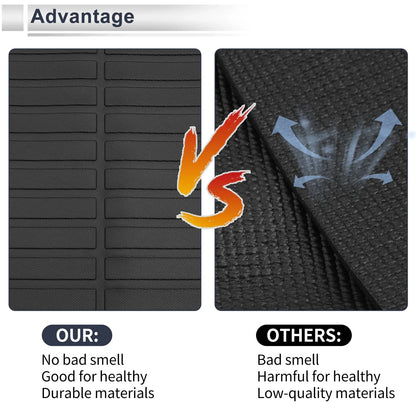 Cargo Liner Rear Trunk Mat for Chevrolet Suburban (2015-2020) Long Grid TPE