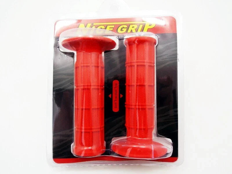 Red Hand Grip Set for Honda CR125 ( Left & Right)