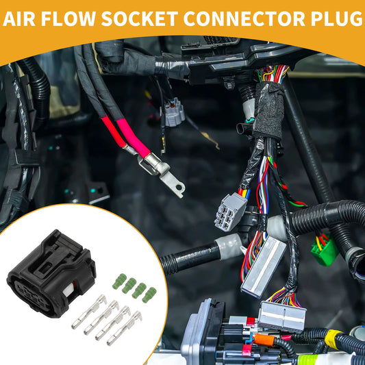 Set of 4 Pin Air Flow Socket Connector Plug for Toyota