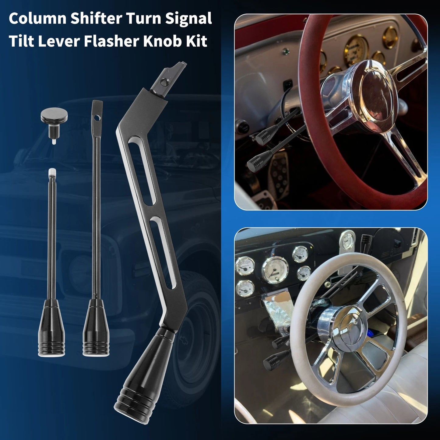 Column Shifter Turn Signal Tilt Lever Flasher Knob for Chevy GMC (1967–1994)