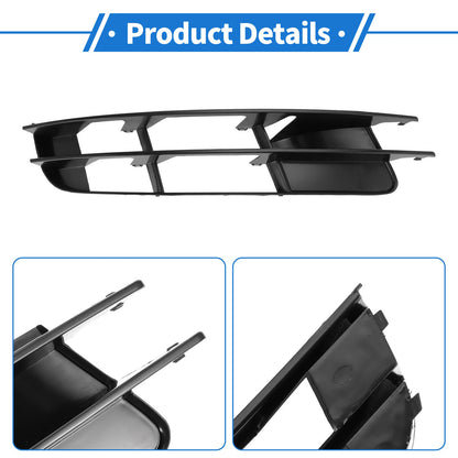1pc Fog Light Grill for Audi Q7 (2007–2009) No. 4L0807682 ABS Black