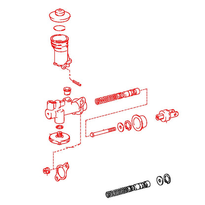 Clutch Master Cylinder for Toyota Cami/Daihatsu Terios 1.3L 2000-2005