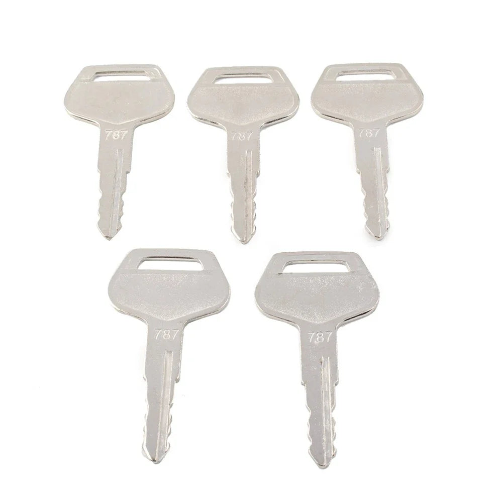 5 x Ignition Keys Metal for Komatsu Excavator Dozer Loader
