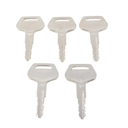 5 x Ignition Keys Metal for Komatsu Excavator Dozer Loader