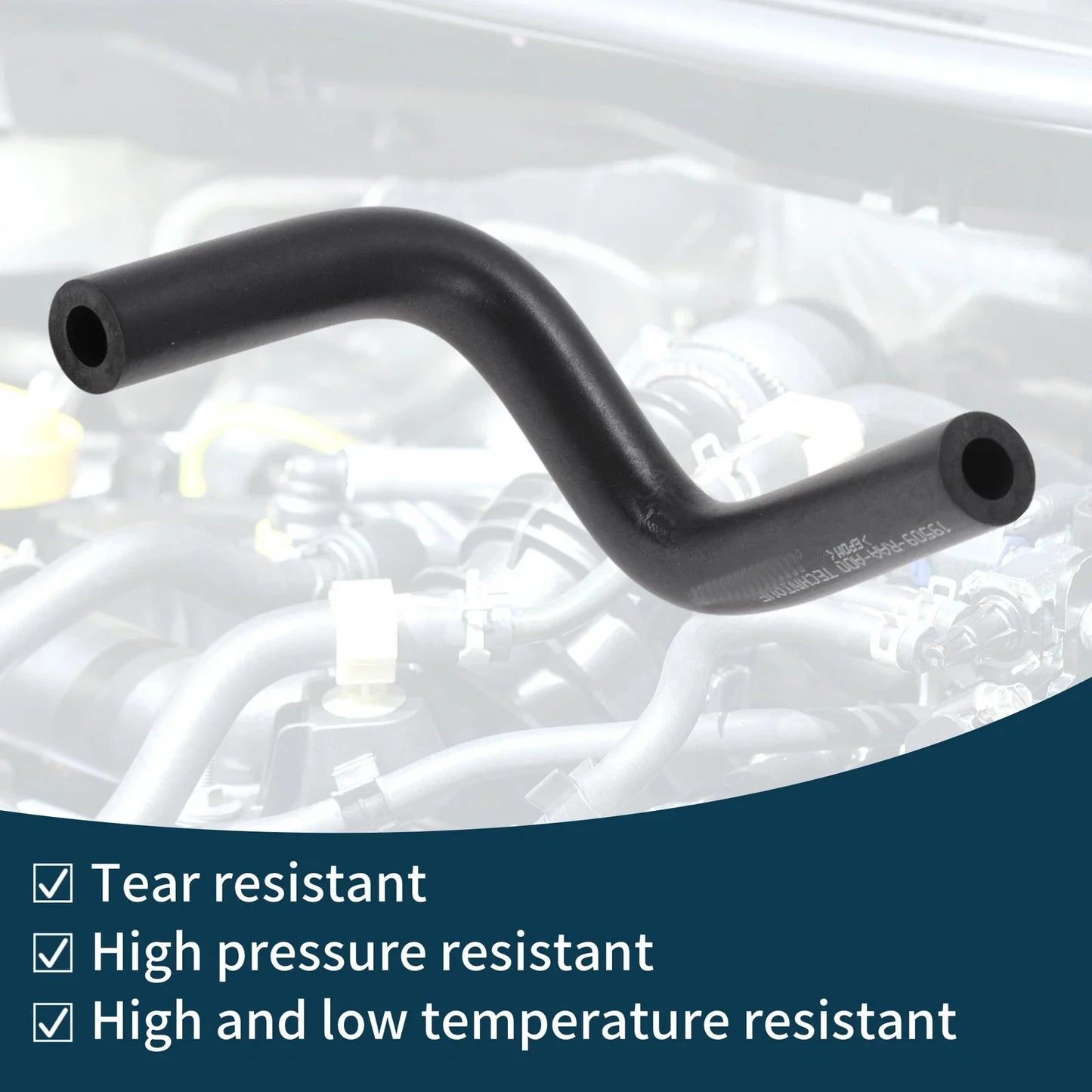 Radiator Hose for Honda Accord 2.4L 2003-2005 Rubber Water Pipe
