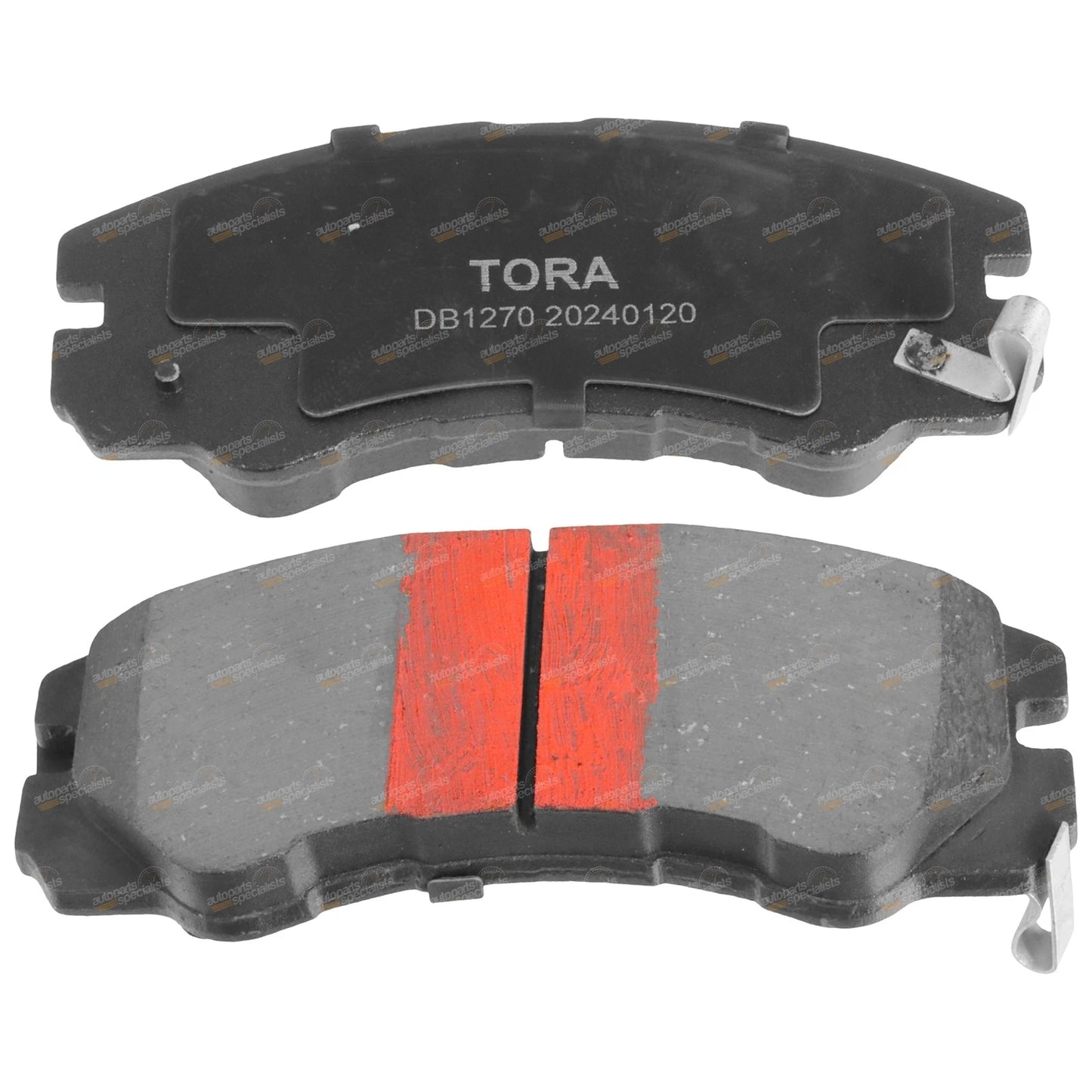 Set of 4 Front Ceramic Disc Brake Pads for Holden Rodeo (1990–2003)