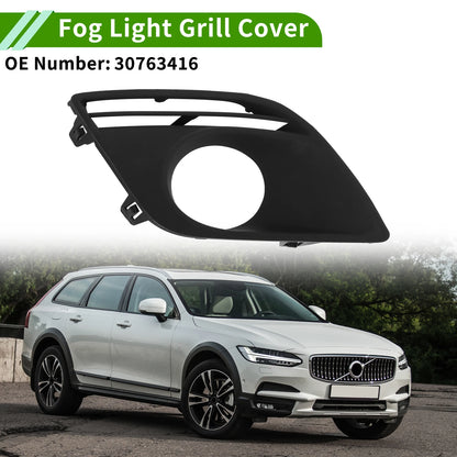 1 Pc Fog Light Grill for Volvo XC60 (2010–2016) No. 30763416 Black