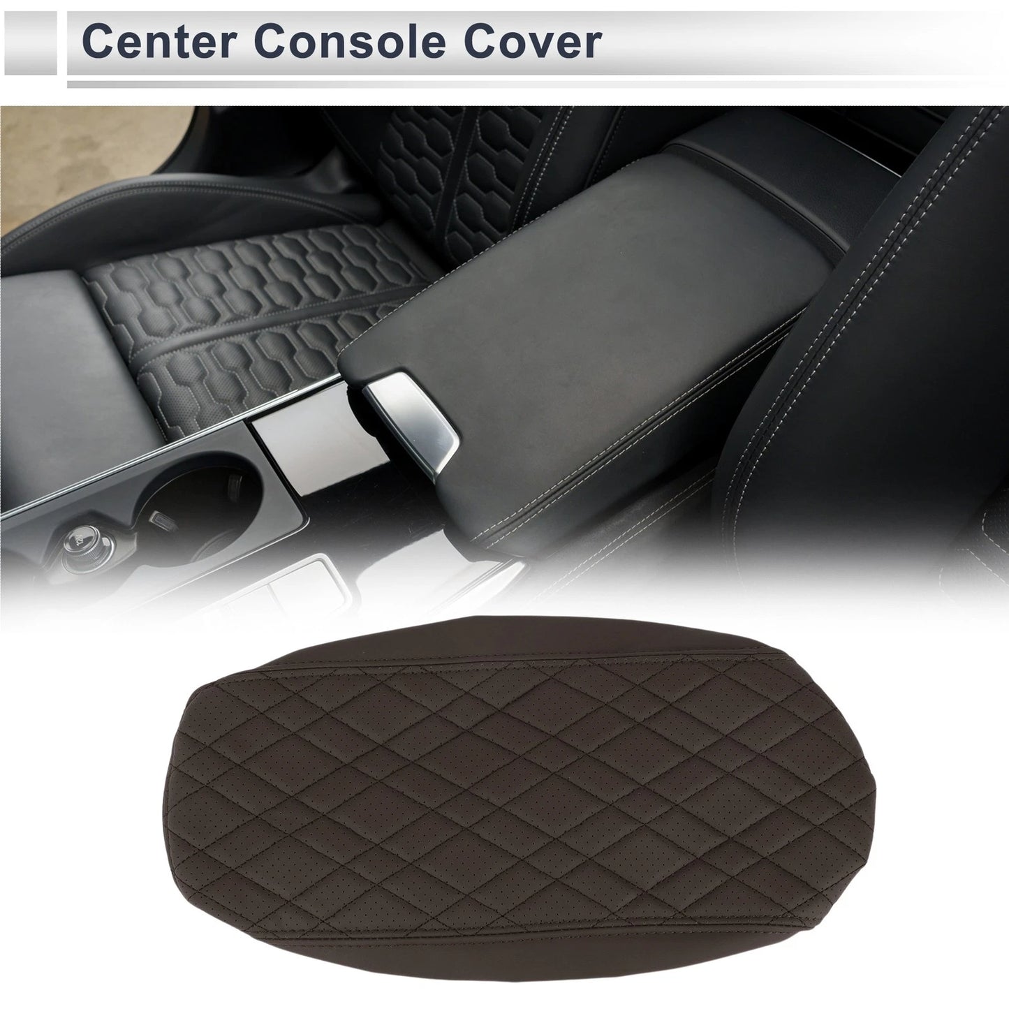 Center Console Cover for BMW X3 (2011–2017) Deep Brown 1 Pc