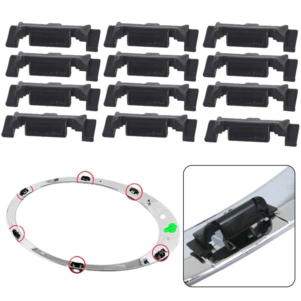 12x Headlight Trim Ring Clips for Mini Cooper Countryman Clubman Paceman