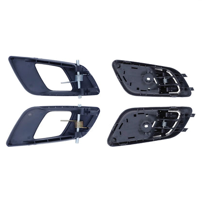 Door Handle 4x Front/Rear Left+Right Inner Black for Ford Ranger & BT50 (2011–2019)