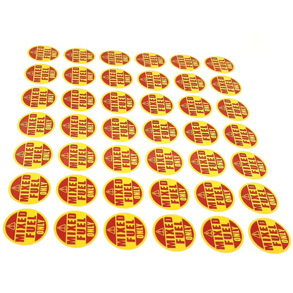 42x Fuel Only Sticker Decal for Truck Gasoline Diesel Tank