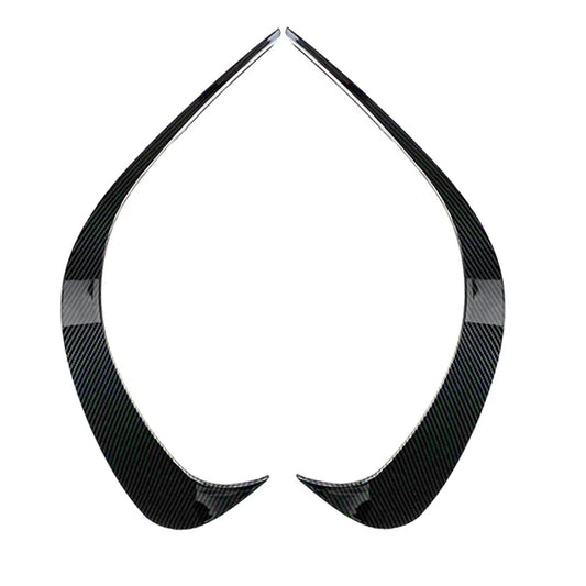 Black ABS Front Bumper Lip Splitter Spoiler for Mercedes C-Class (2022-2023)