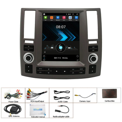 9.7'' Carplay Stereo Radio GPS for Infiniti FX35 FX45 (2006-2008)