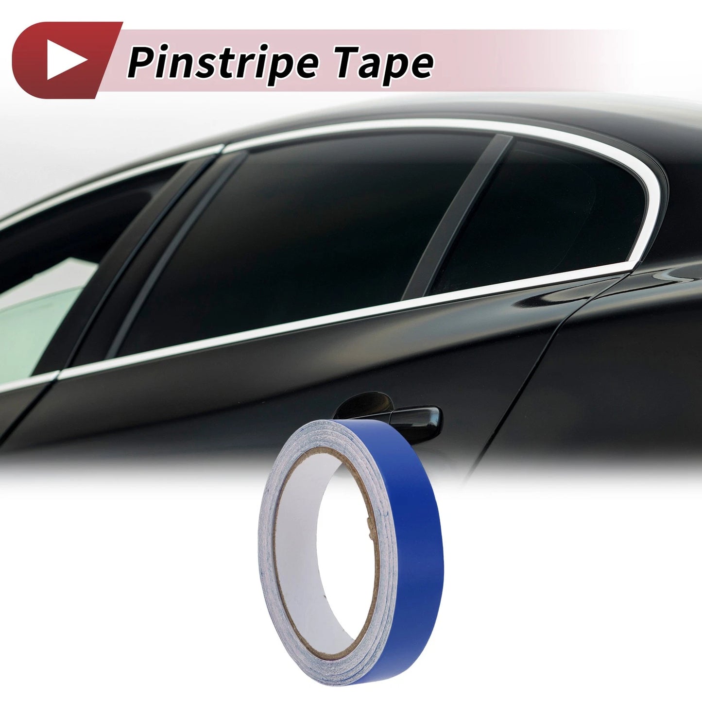 Pinstripe Tape 25mm x 10m for Car Motorcycle Boat Matte Deep Blue (1 Pc)