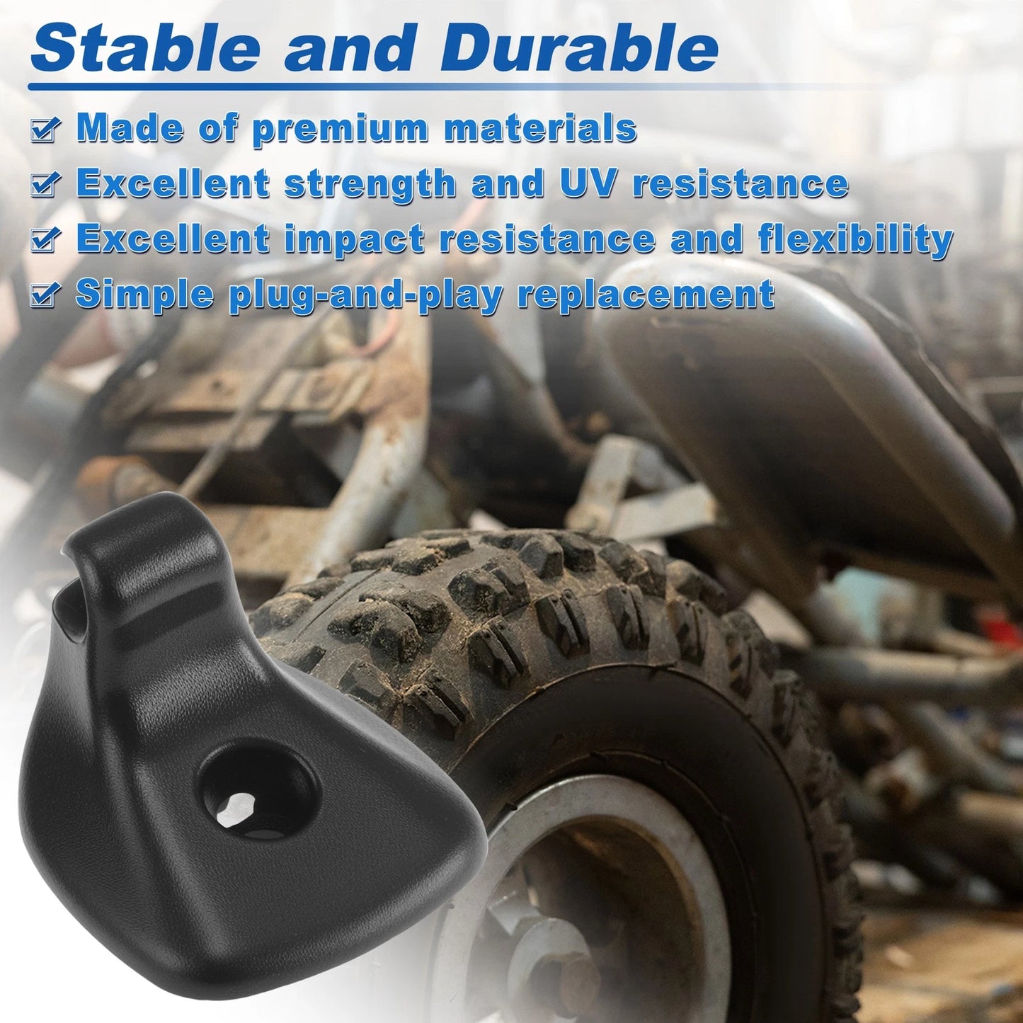 Sun Visor Clip for Chrysler Sebring (2008–2010) & Dodge Avenger Black No. 1GW25DW1AA