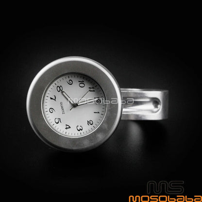 7/8" Waterproof Motorcycle Handlebar Mount Dial Clock for Chopper