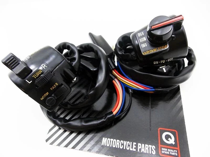 Left Right Handlebar Switch Block Assembly Set for Kawasaki Z1/A (1974)