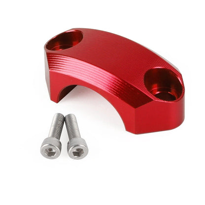 CNC Red Master Cylinder Clamp Cover for Ducati (22mm Handlebar)