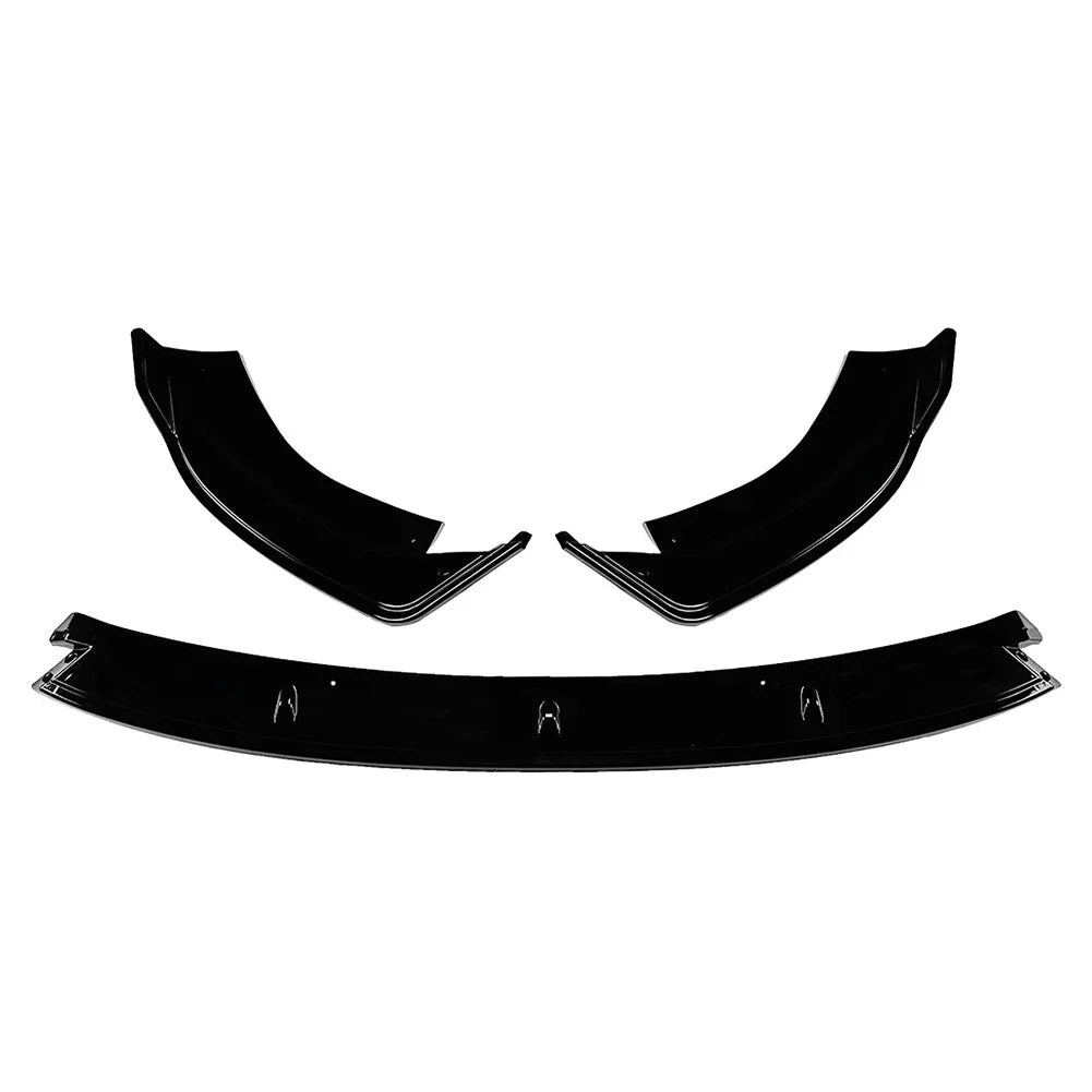 Front Bumper Splitter Spoiler Lip for Mercedes Benz E Class (2024) Black