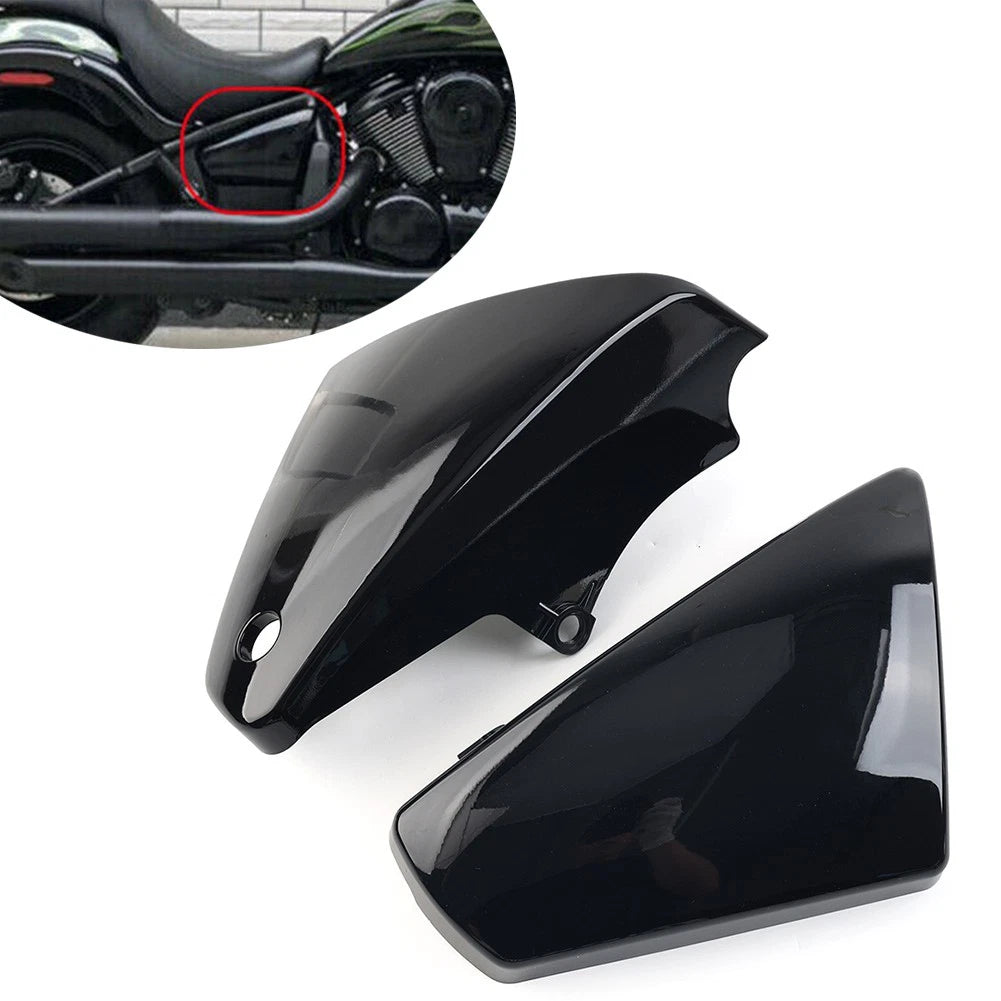 Battery Side Fairing Covers for Kawasaki Vulcan VN900 (2006–2020) Black