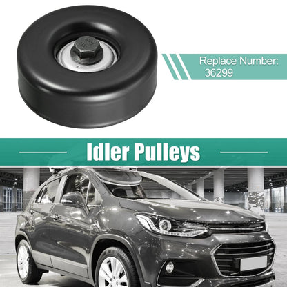 Idler Pulley for Chevrolet 36299 (with Bolt Insert Dust Shield Retainer Spacer)