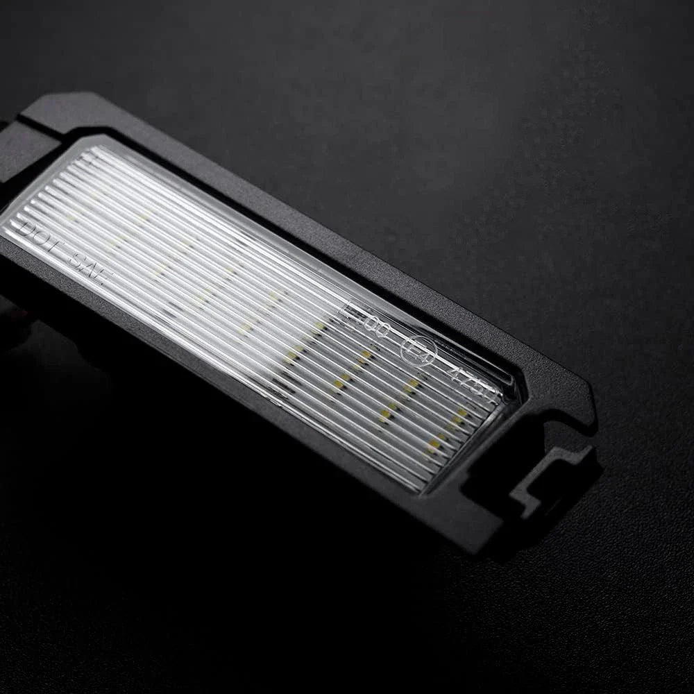 White LED Rear License Plate Light for Hyundai Kia Rio (2012-2017)