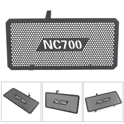 Black Front Radiator Engine Cooler Grill Cover for Honda NC700X NC700S (2012-2018)