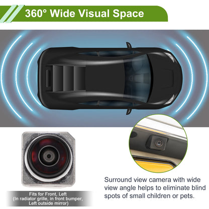 360 Degree Surround View Camera for Mercedes-Benz A C CLA E GLC S Class (W206)