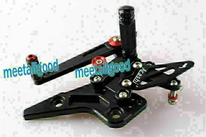 Black Rearset Foot Pegs for Kawasaki Z800 (2013–2014)