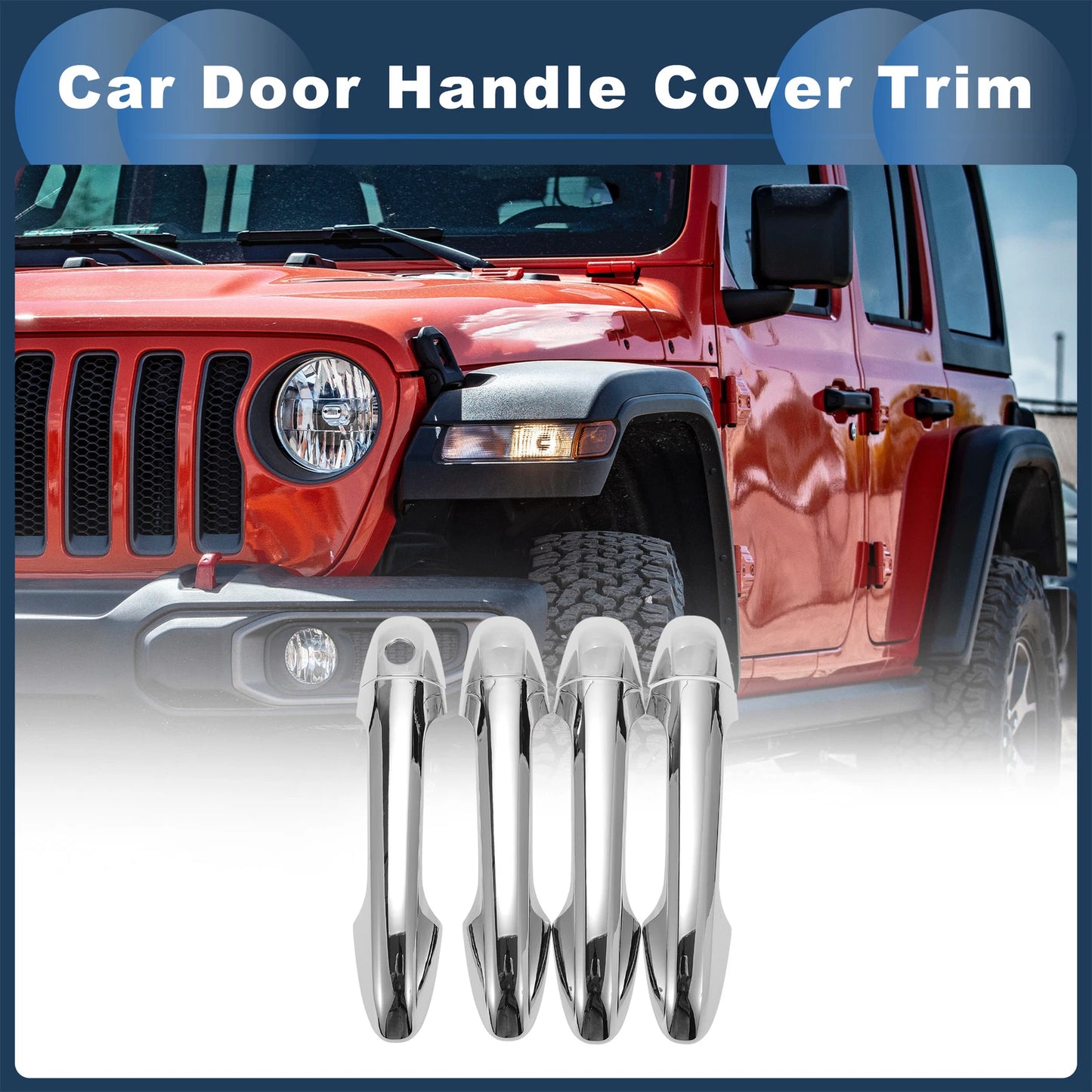 Car Door Handle Cover Trim for Toyota Highlander (2014–2016)