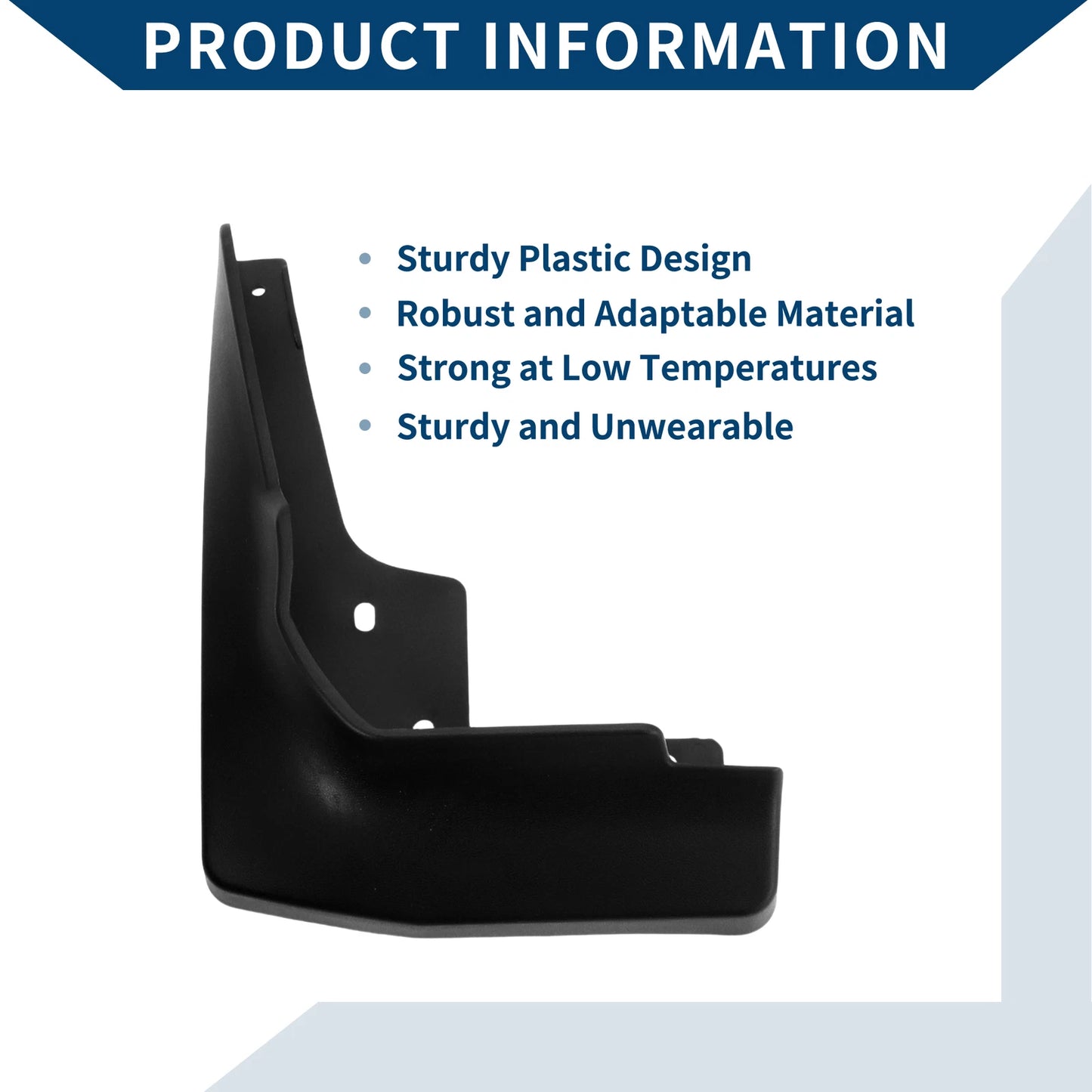 Set of 2 Mud Flaps Splash Guards for Mercedes-Benz GLC (2014–2016)