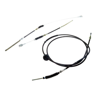Set of 2 Hand Brake Cables for Mazda Familia 5-Door Wagon (1967–1977)