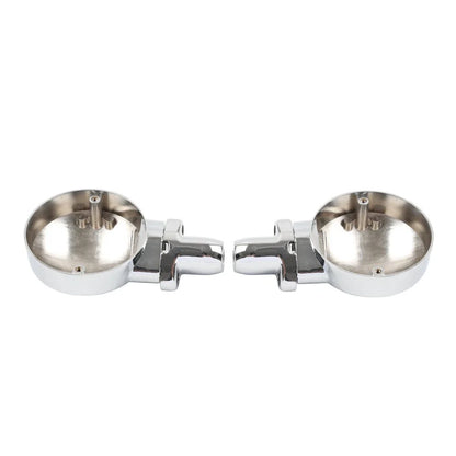 Chrome Front Turn Signal Housing Bracket for Harley Sportster, Street Glide (2004-2023)