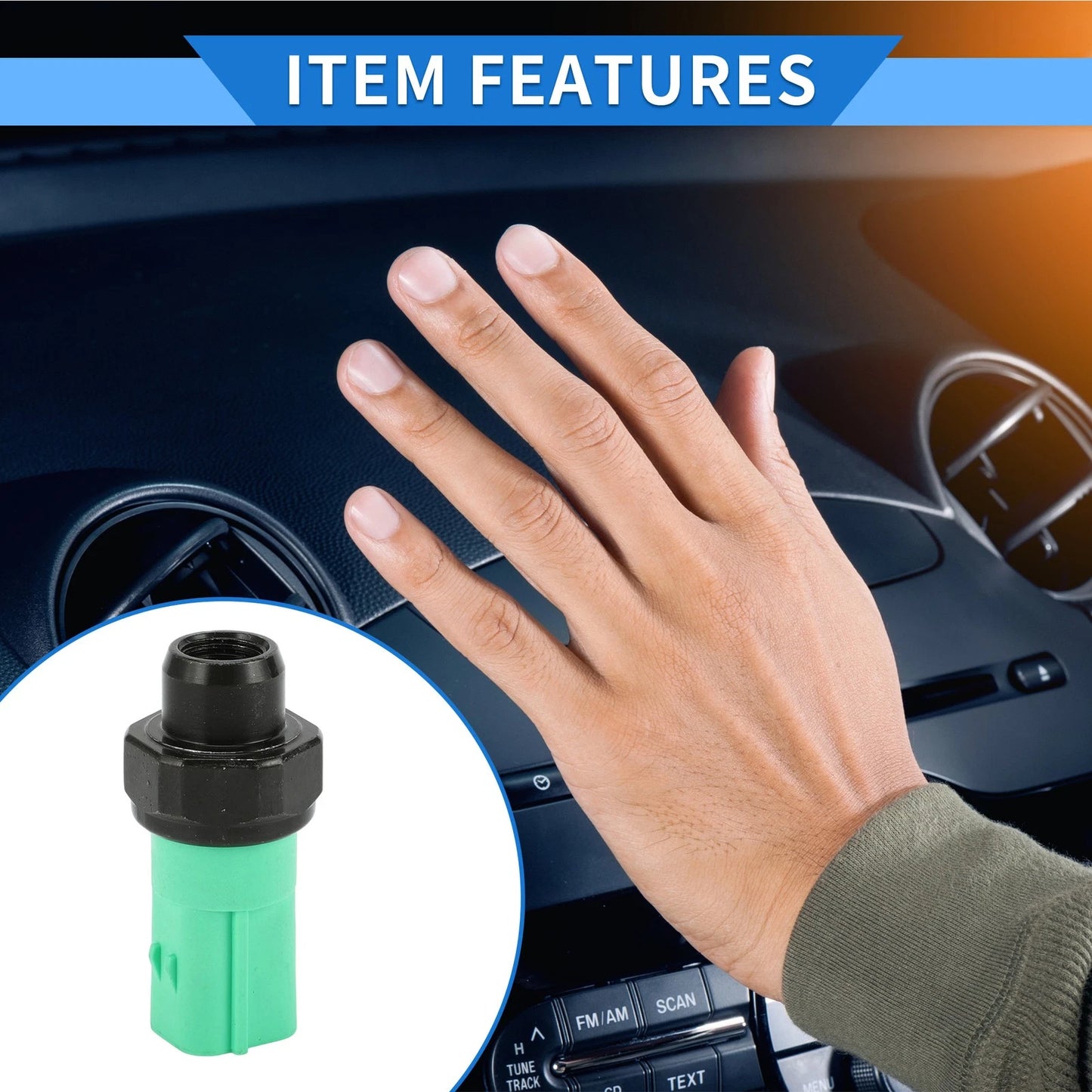 A/C Pressure Switch Sensor for Fiat Alfa Romeo Lancia (No. 7788280)