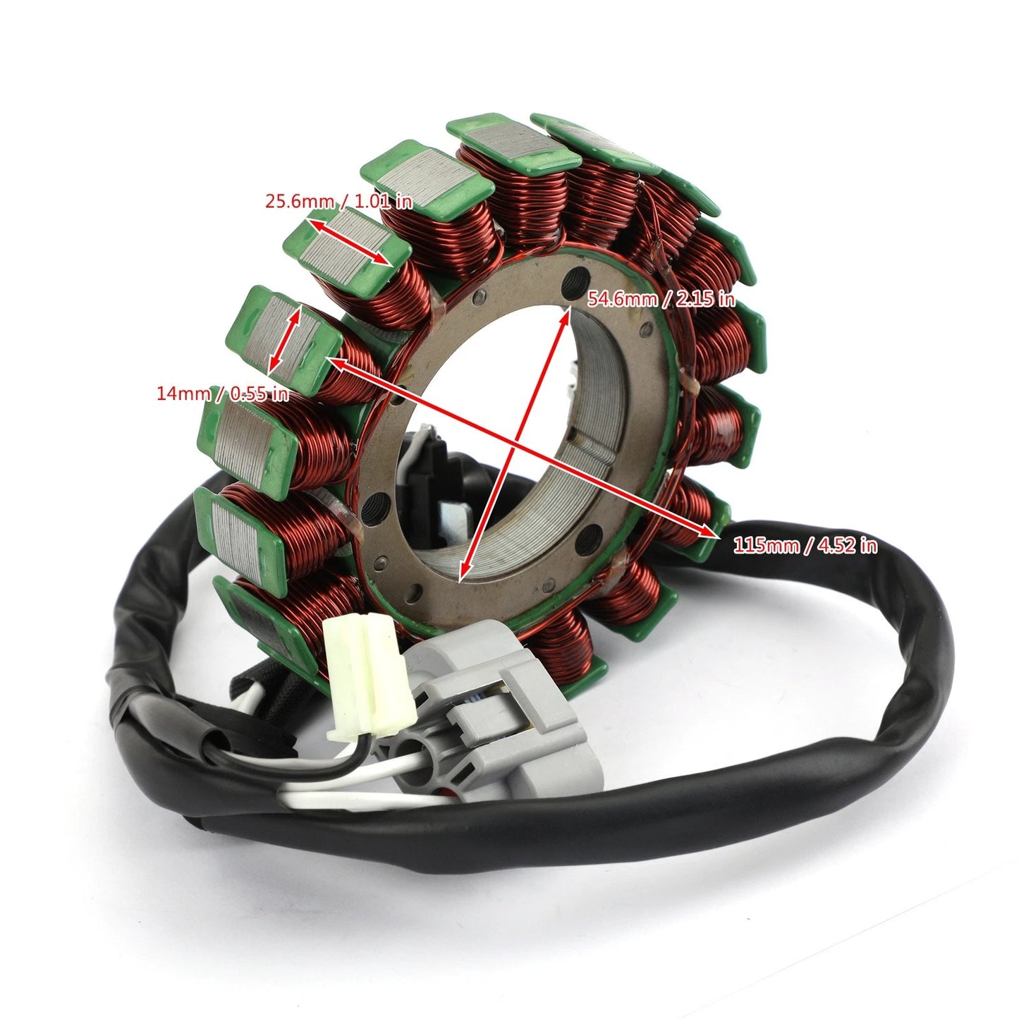 Alternator Stator for Yamaha YFM90R Raptor 90 ATV (2009–2013) 43D-H5510-00-00