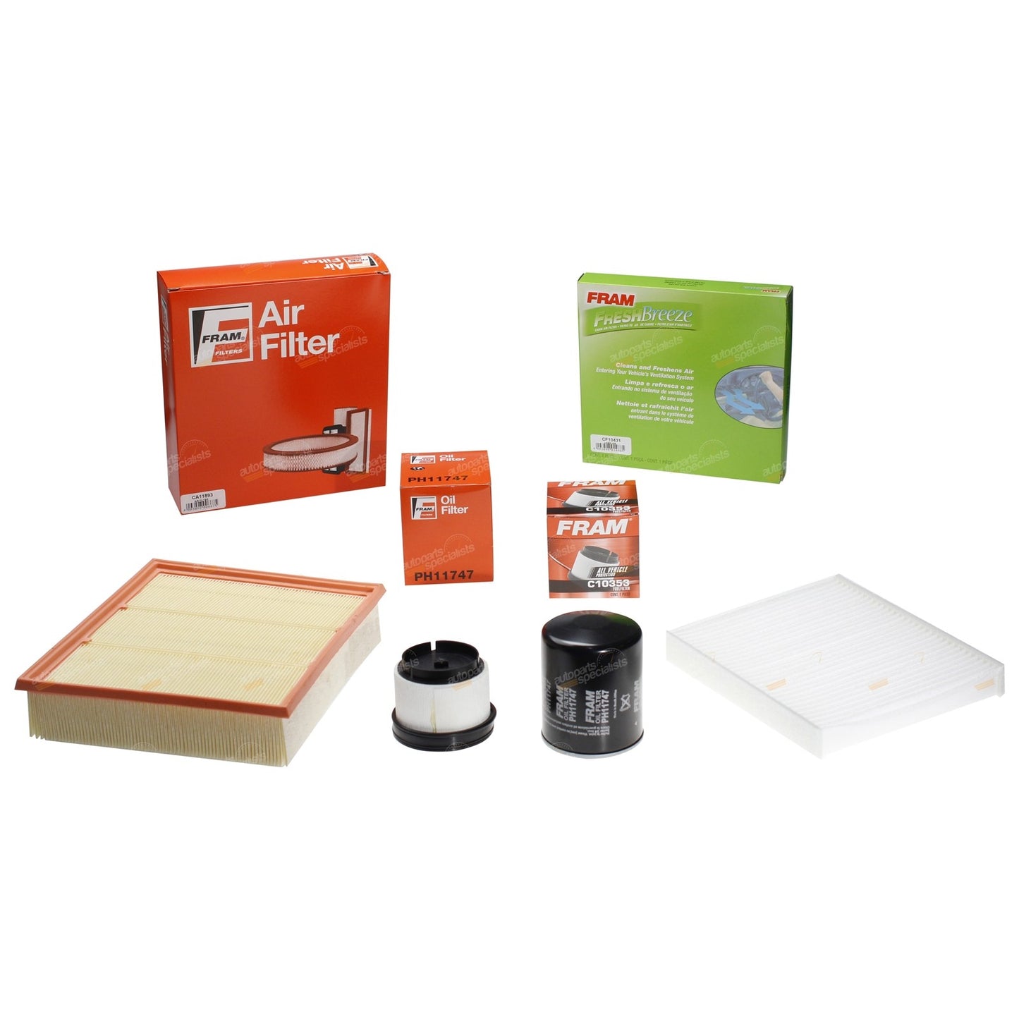 Filter Service Kit for Isuzu D-Max MUX (2012–2019)