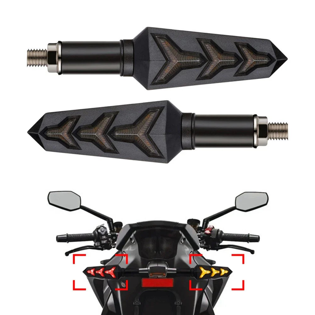 Sequential LED Turn Signal Blinker Light for Car Tail Brake Lamp Amber