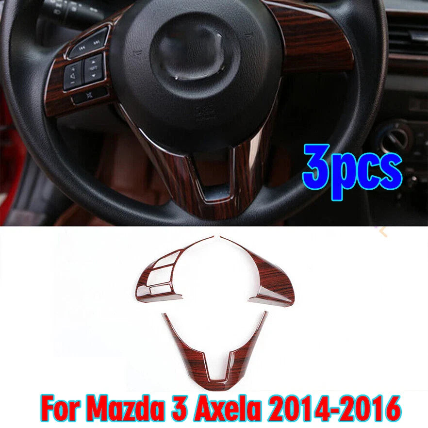 Front Steering Wheel Frame Cover Trim for Mazda 3 Axela (2014–2016)