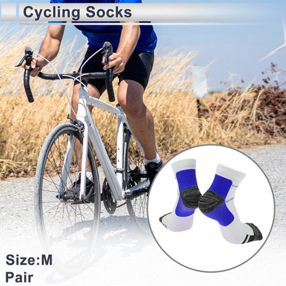 Cycling Socks Anti-Friction Shock Absorption Low-Cut White (2023)