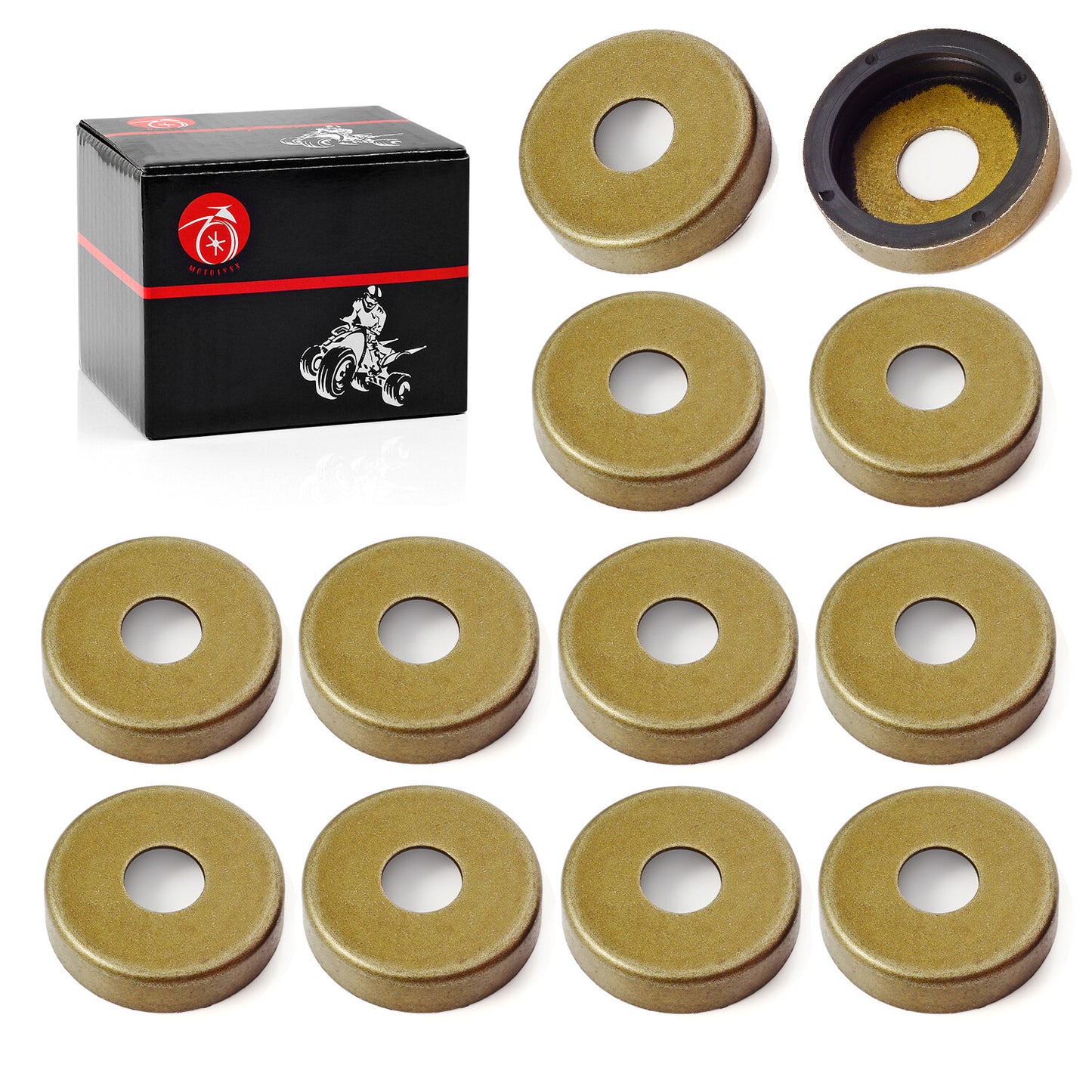12pcs A Arm Dust Cover Seal Caps for Yamaha Banshee 350 (1987–2006)