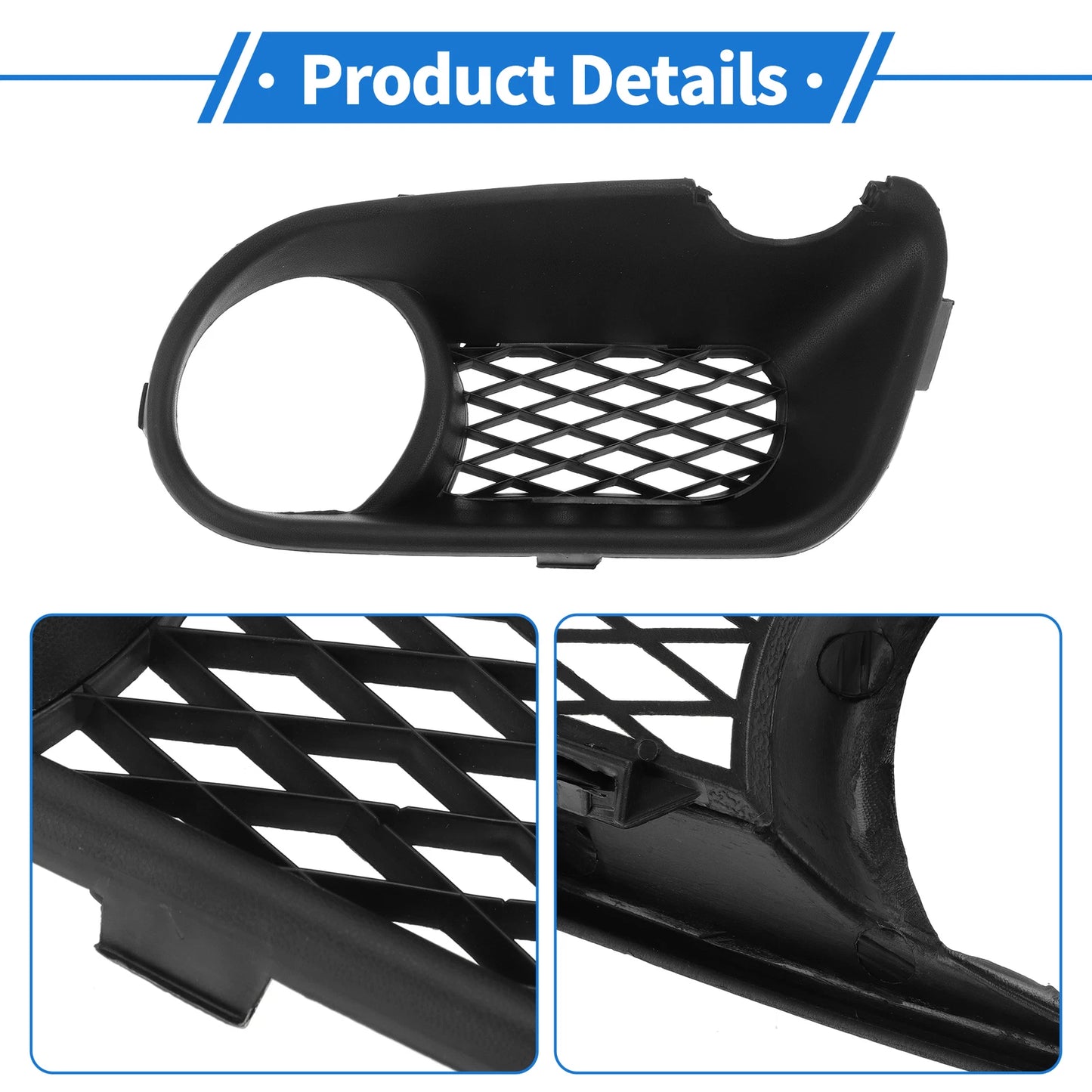 1 Pc Fog Light Grill for Volkswagen Touareg (2003–2007) No. 7L6853664F