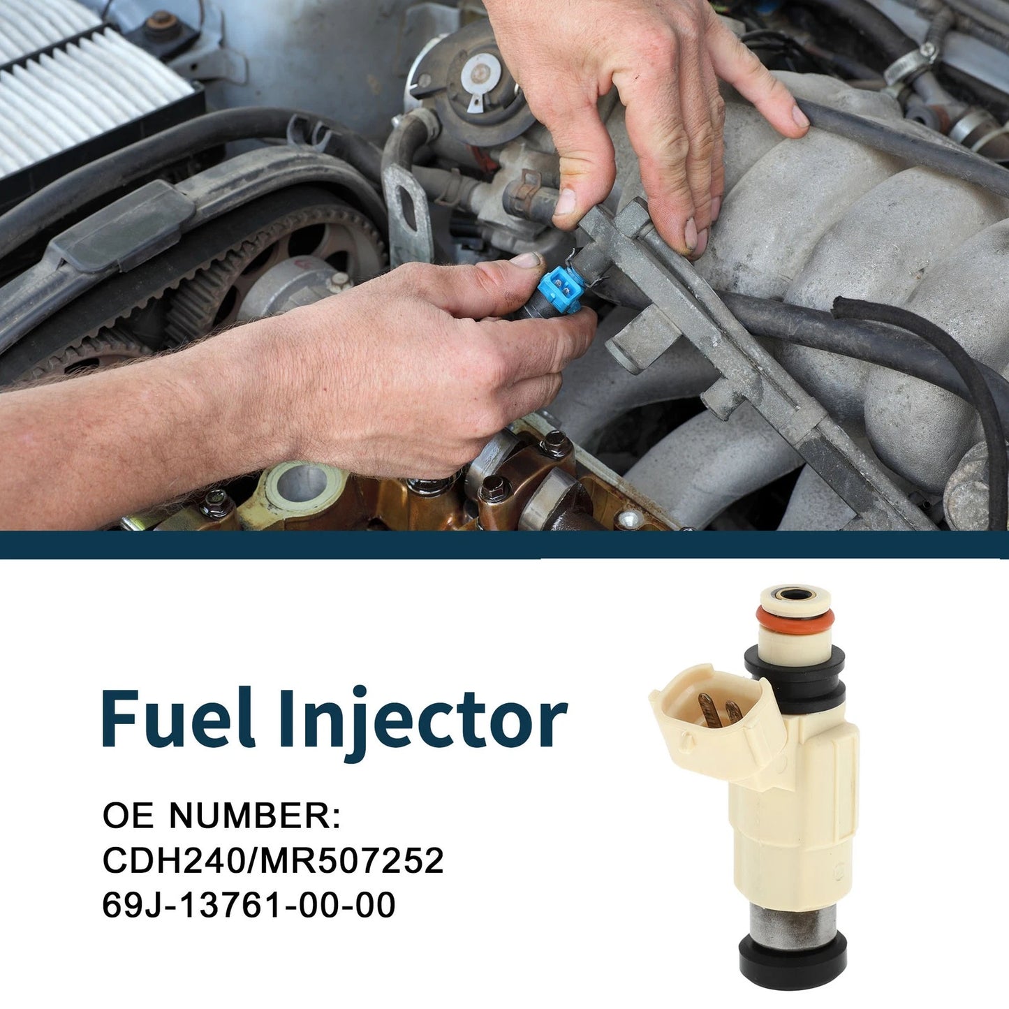 Fuel Injector No.CDH240 for Mitsubishi Galant DE ES 2.4 (2001–2003)