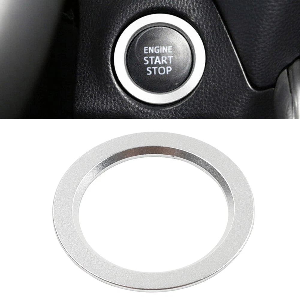 Engine Start Stop Button Trim Ring for Toyota Tacoma Yaris Camry Prius Corolla (2016–2023)