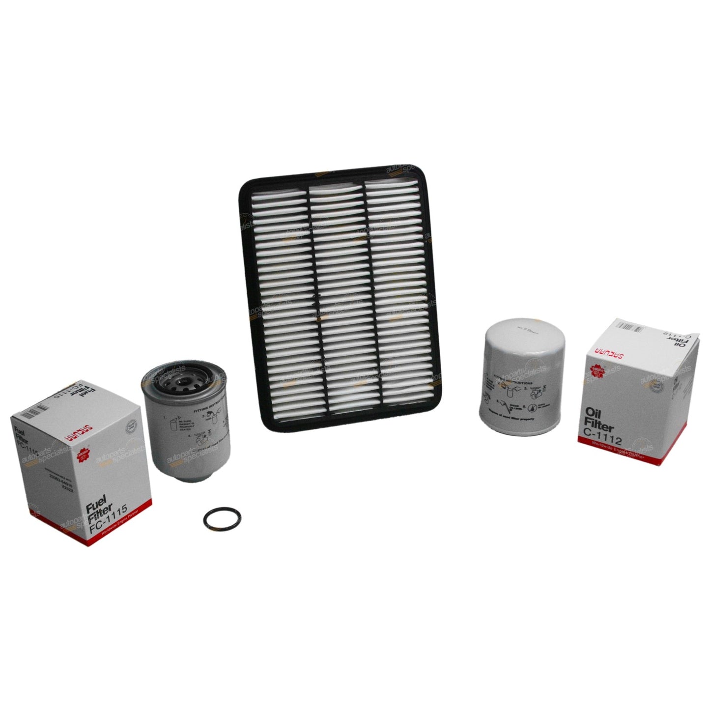 Air Oil Fuel Filter Service Kit for Toyota Prado KZJ120 (2003–2007)